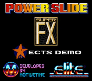 Power Slide (Europe) (Proto) (1994-04-12) screen shot title